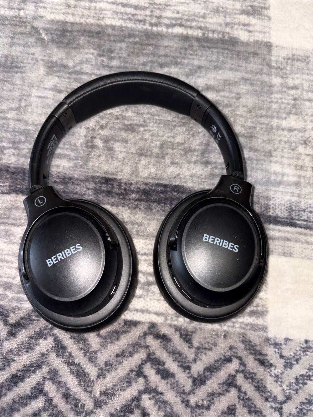 Wireless Over-Ear Headphones — Black